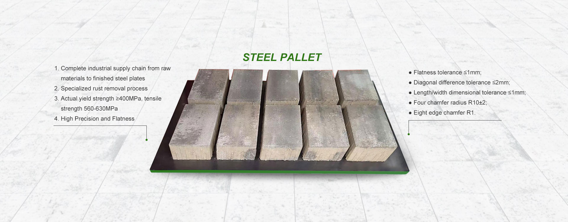 China Cement Brick Pallet Supplier
